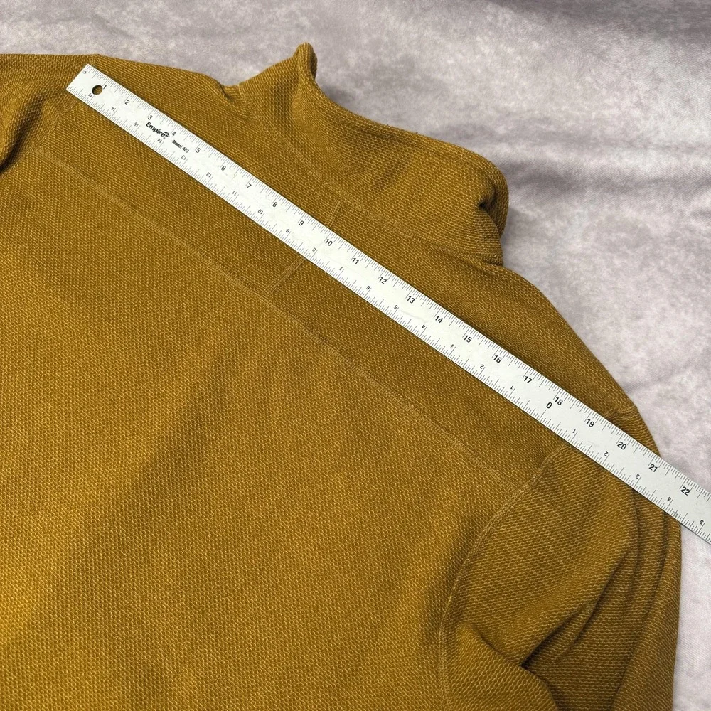 North Face Pullover Mens Large‎ Brown Half Zip Sweater Outdoors Hiking
